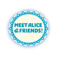 Disney Junior Alice’s Wonderland Bakery Friends, Small 3-inch Figure Set, 6-pieces, Kids Toys for Ages 3 Up by Just Play