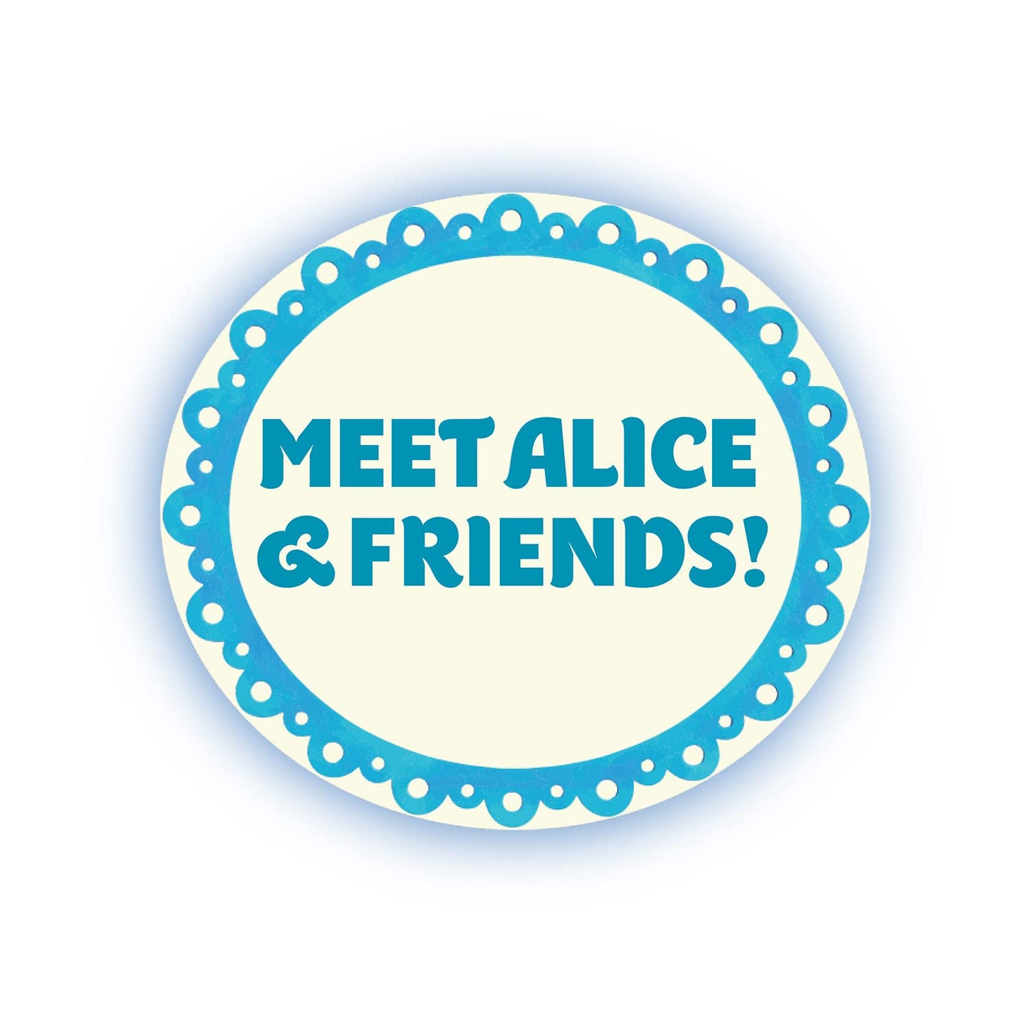 Disney Junior Alice’s Wonderland Bakery Friends, Small 3-inch Figure Set, 6-pieces, Kids Toys for Ages 3 Up by Just Play
