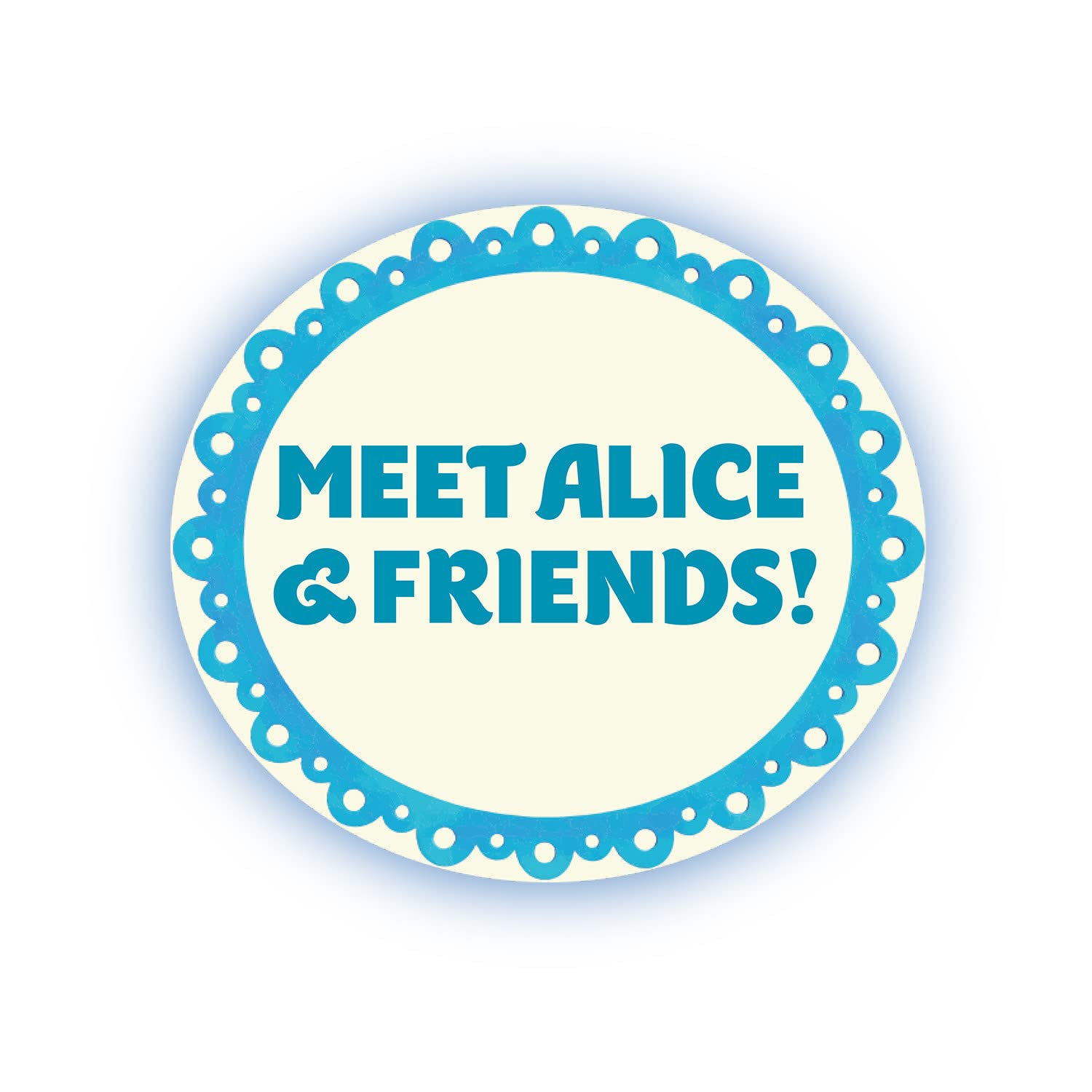 Disney Junior Alice’s Wonderland Bakery Friends, Small 3-inch Figure Set, 6-pieces, Kids Toys for Ages 3 Up by Just Play