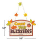 Count Your Blessings Sign Craft Kit for Fall - Makes 12 - Crafts for Kids and Fun Home Activities