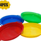 Holady 4 Pack Multicolor Sand Sifter Sieves,Plastic Sand Sifter for Backyard Park Party Favor Sand and Beach(4 Colors)