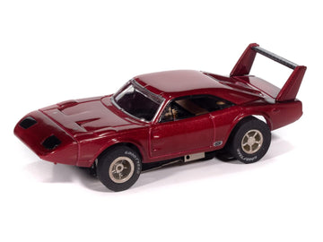 1969 Dodge Daytona Mystery Matinee (Red) HO Scale Slot Car by Auto World (Due March 2026)
