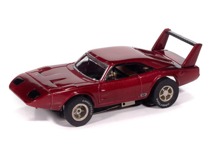 1969 Dodge Daytona Mystery Matinee (Red) HO Scale Slot Car by Auto World (Due March 2026)