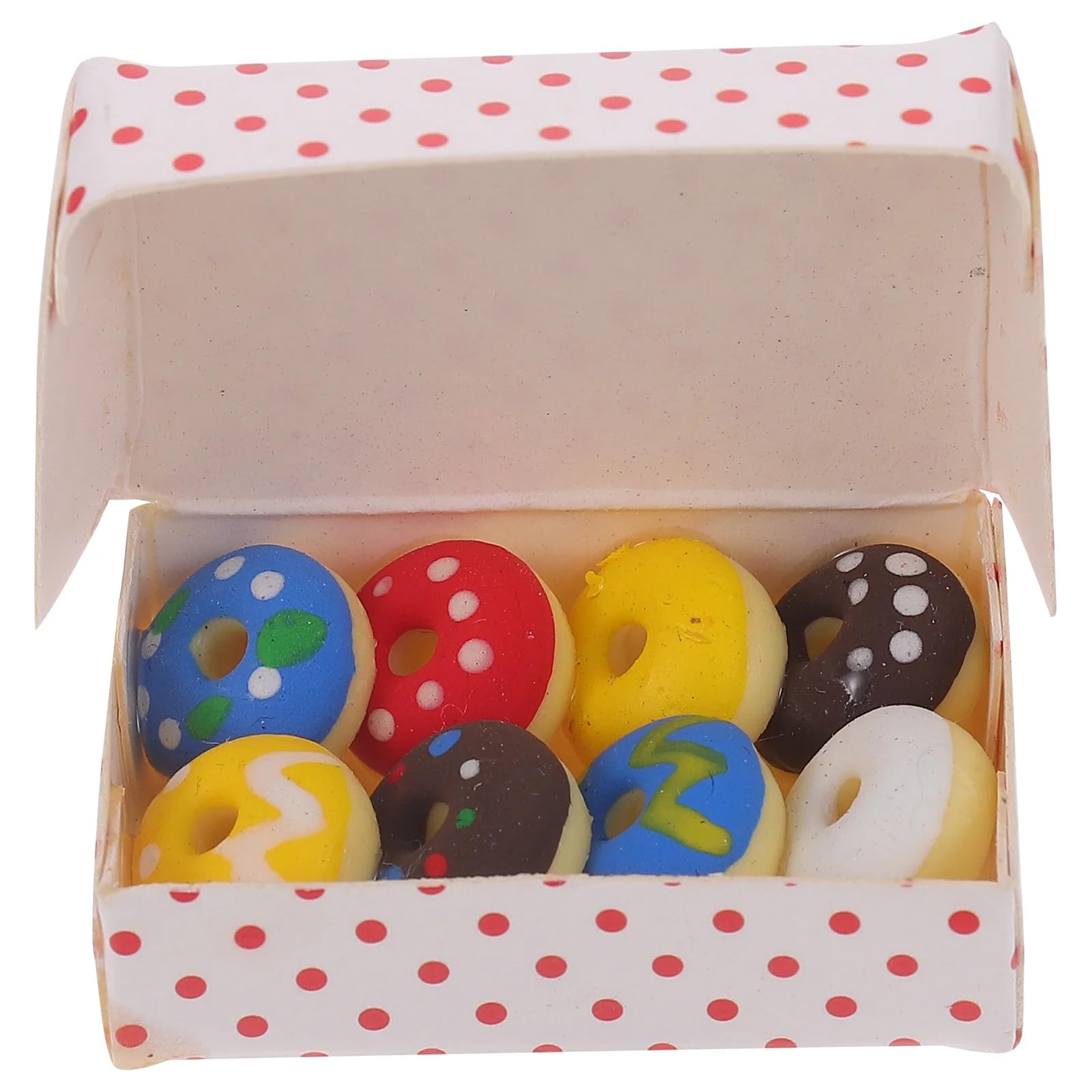 1Set 1/12 Miniature Donuts Dollhouse Decoration Accessories, DIY Micro Landscaping Decor