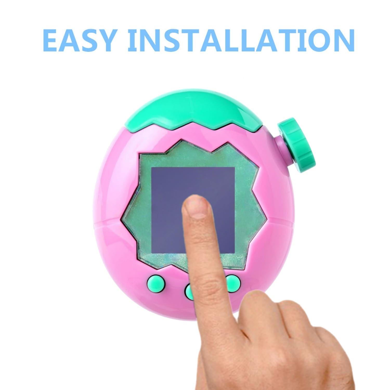 Aemus Screen Protector Compatible for Tamagotchi Paradise, Full Coverage PET Clear Film
