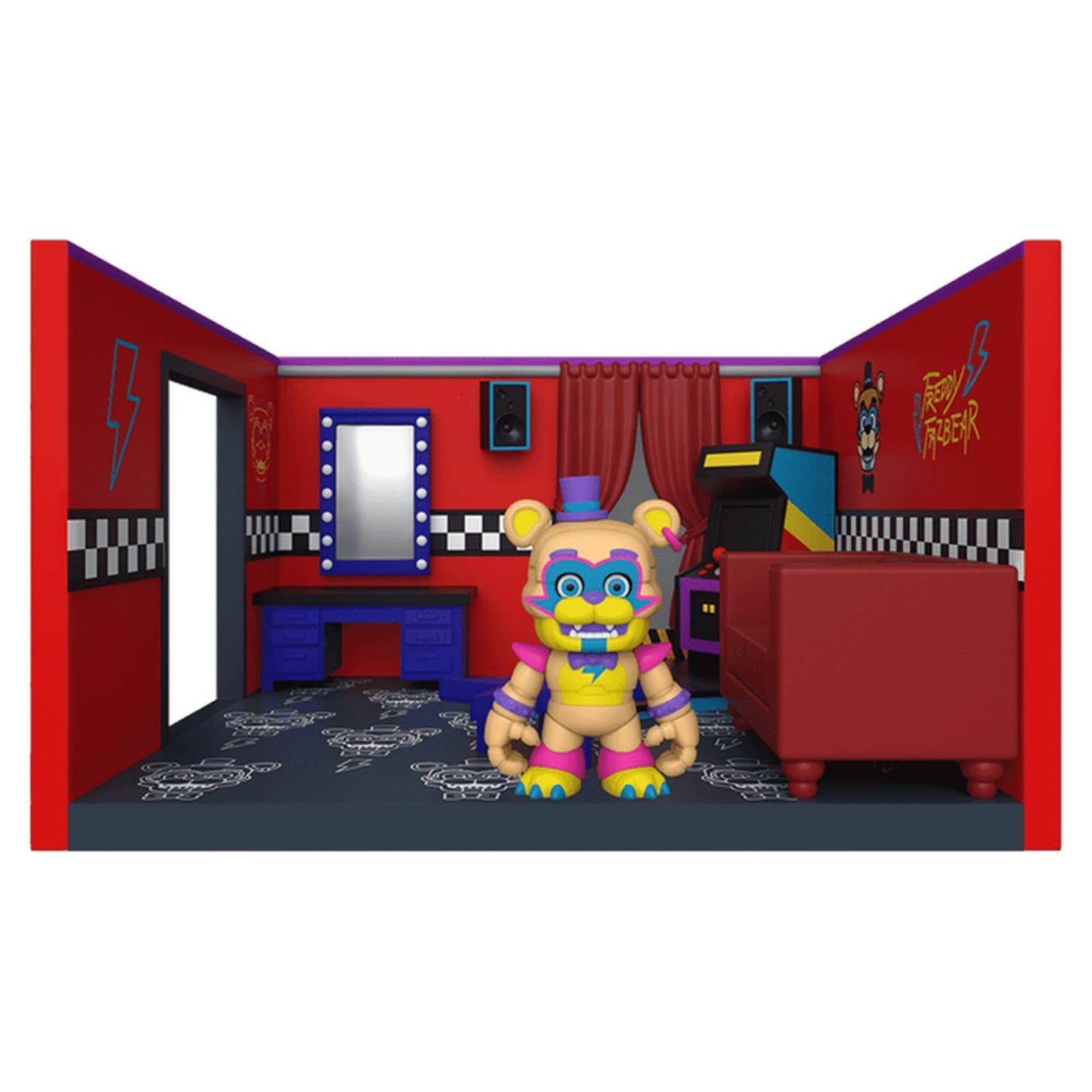 Funko Five Nights at Freddy's (FNAF) Snap: Glamrock Freddy with Dressing Room - Collectable Vinyl Figure - Gift Idea - Official Merchandise - for Kids