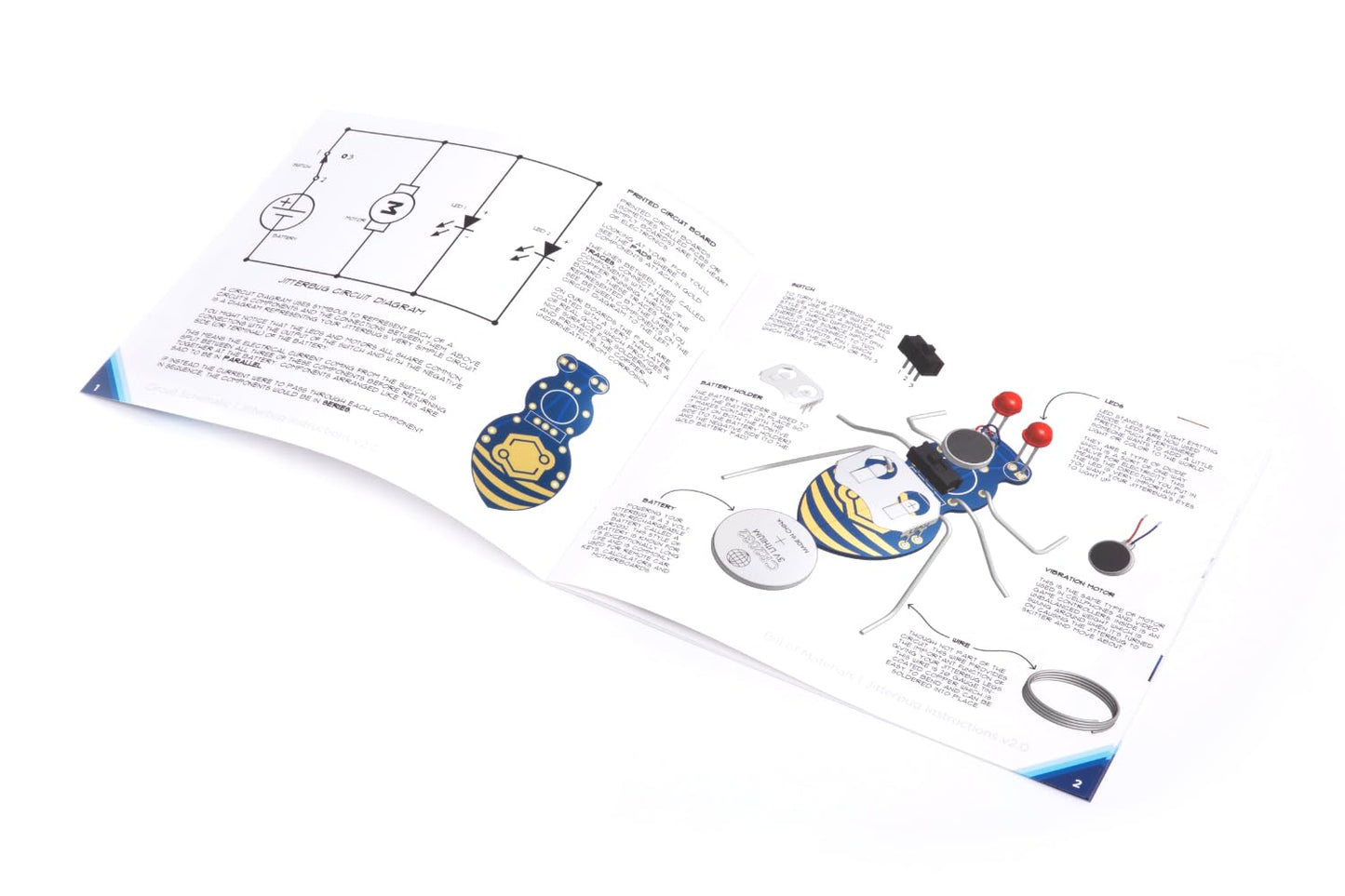 Learn to Solder Kits Jitterbug Deluxe Kit | DIY Soldering Kit for Beginners | Electronics Projects for Students & STEM Classes | Tools Included