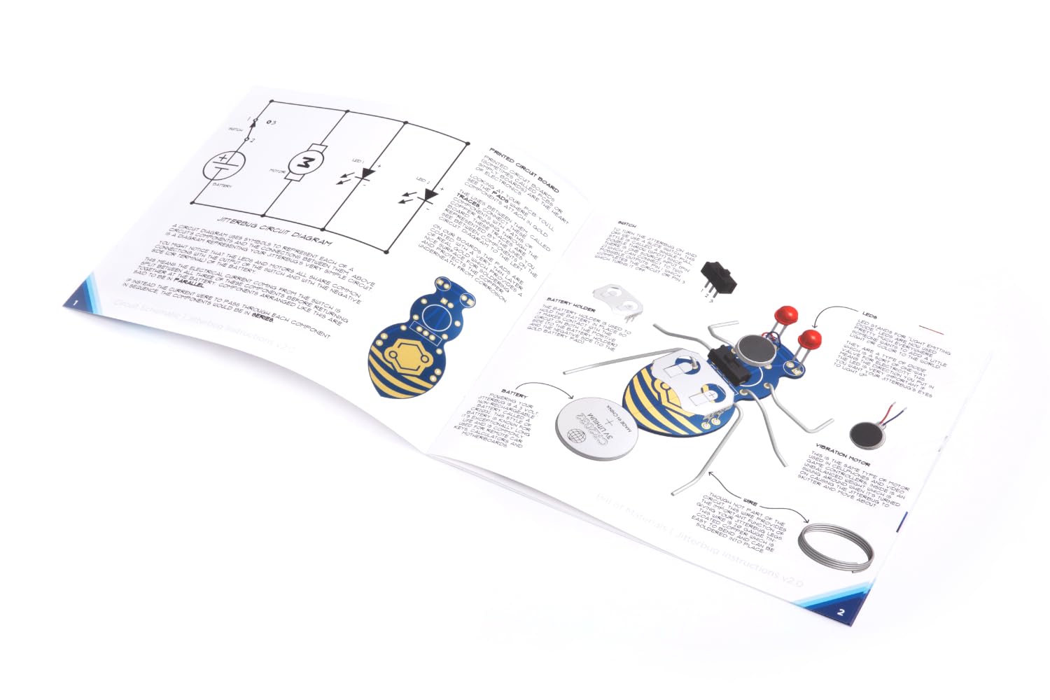 Learn to Solder Kits Jitterbug Deluxe Kit | DIY Soldering Kit for Beginners | Electronics Projects for Students & STEM Classes | Tools Included