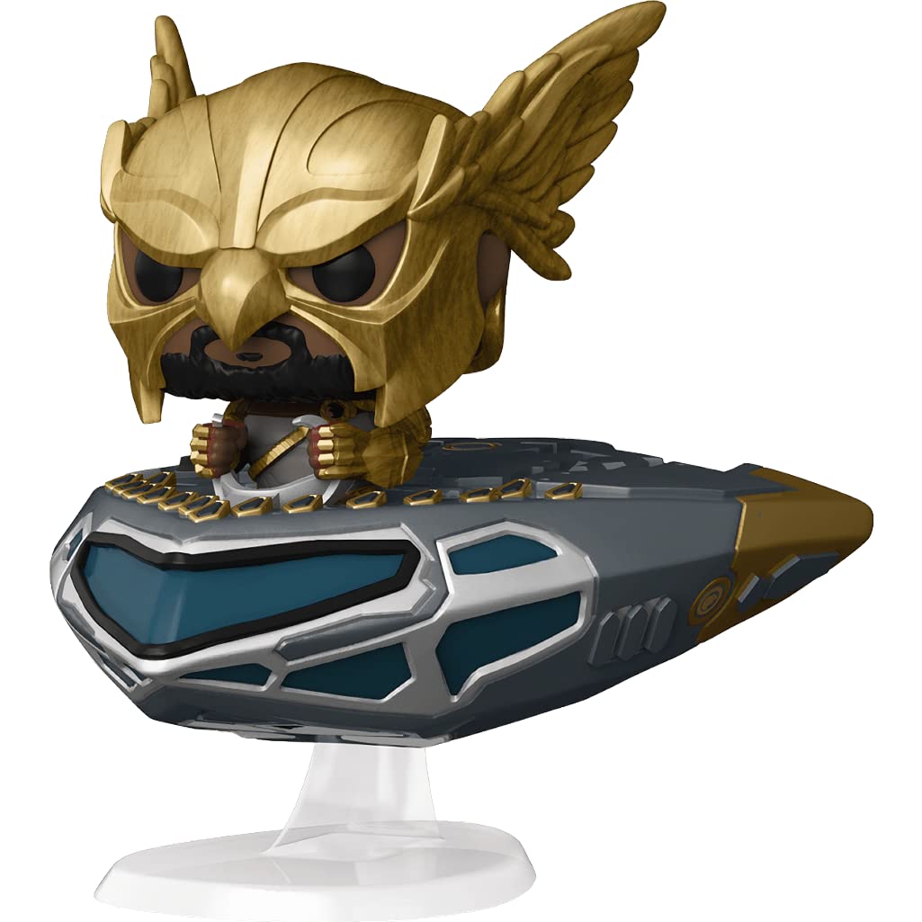 Funko Hawkman in Cruiser: P o p ! Rides Vinyl Figurine Bundle with 1 Comics Theme Compatible Trading Card (286-64195)