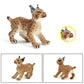 FLORMOON Animal Figures Realistic Lynx Plastic Early Educational Toys Cupcake Topper Party Gift for Kids 2+ Year Old