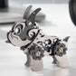 Mokrdomain Bulldog 3D Metal Puzzle, Black, 48 Pieces