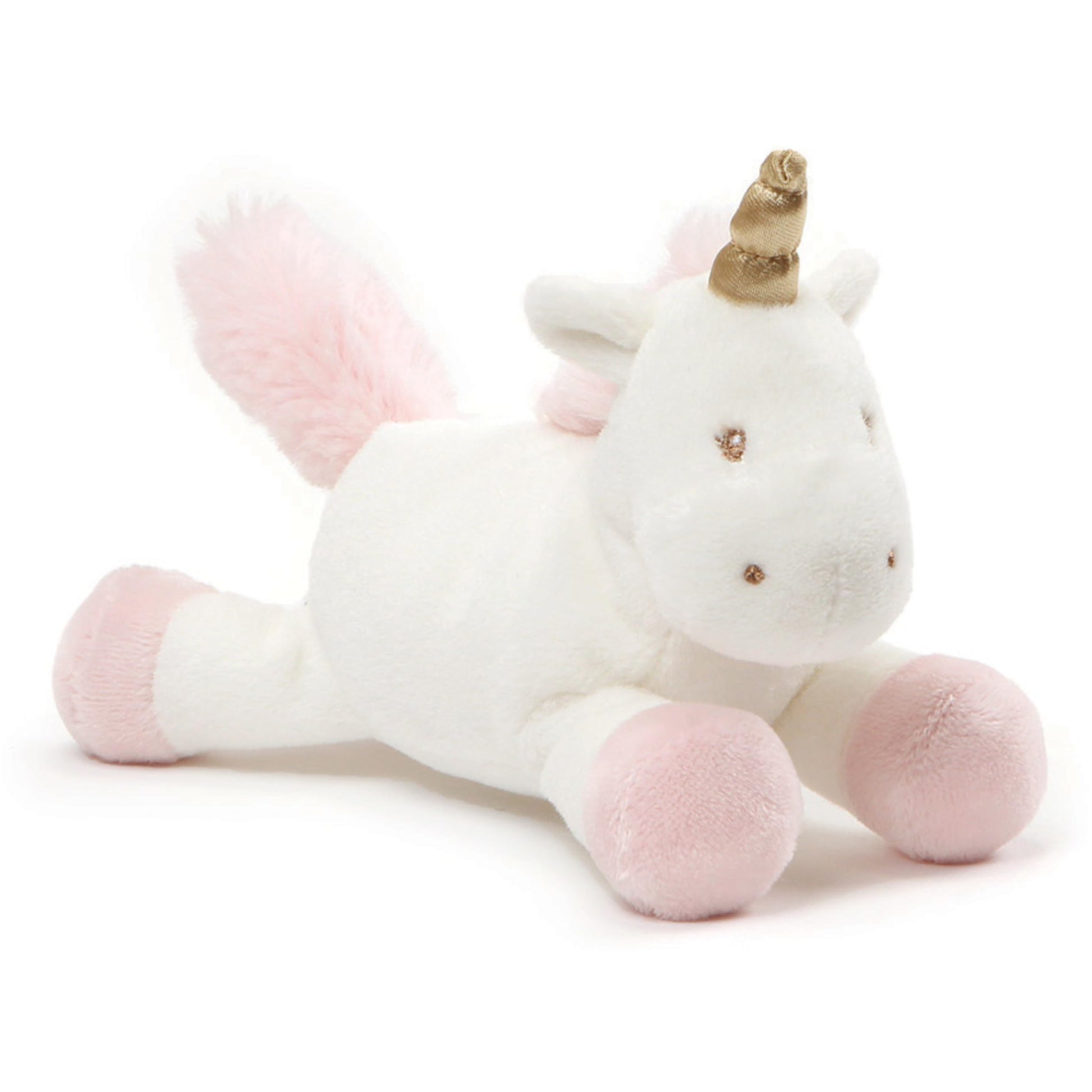 GUND Baby Luna Unicorn Stuffed Plush Rattle, 7”