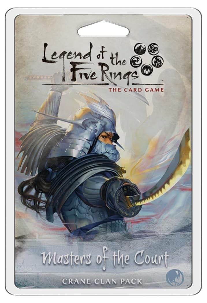 Legend of the Five Rings: The Card Game Masters of The Court Clan Pack - Tactical Strategy Game for Kids & Adults, Ages 14+, 2 Players, 45-90 Minute