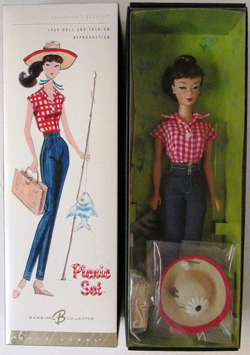 Barbie Doll Reproduction Picnic Set Gold Label