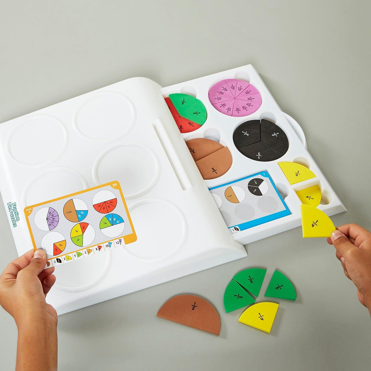 Educational Insights Fraction Pie Puzzles
