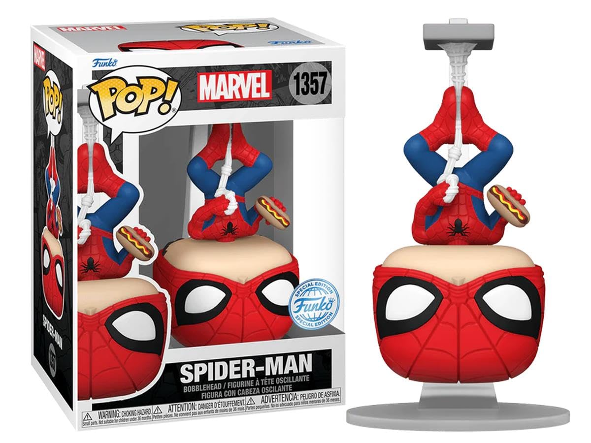 Funko Pop! Marvel: Spider-Man with Hot Dog (Exclusive)
