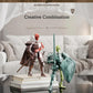 Osmanthus bloom T13 Action Figure Set,Skeleton Knight Action Figures,Knight Action Figures,Dummy 13,Lucky 13 Collectible Action Figure?Assembly