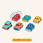 Battat Wonder Wheels Mini Toy Cars, Mini Riders 6-Car Play Set