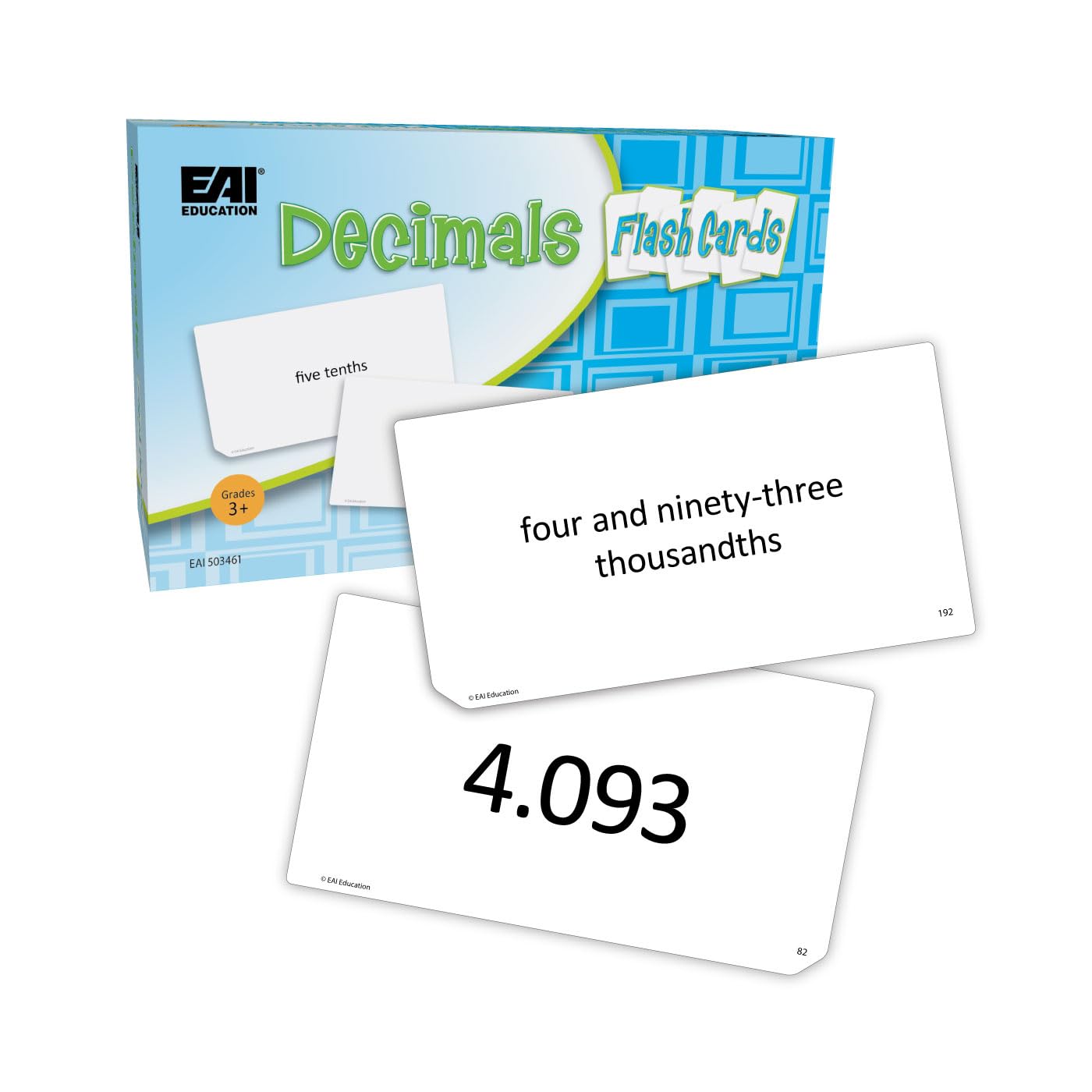 EAI Education Decimals Flash Cards