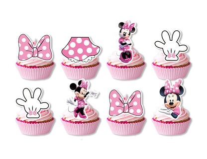 24PCS Cake Toppers Cupcake Toppers Cake Decorations Birthday Party Supplies Decorations (5)
