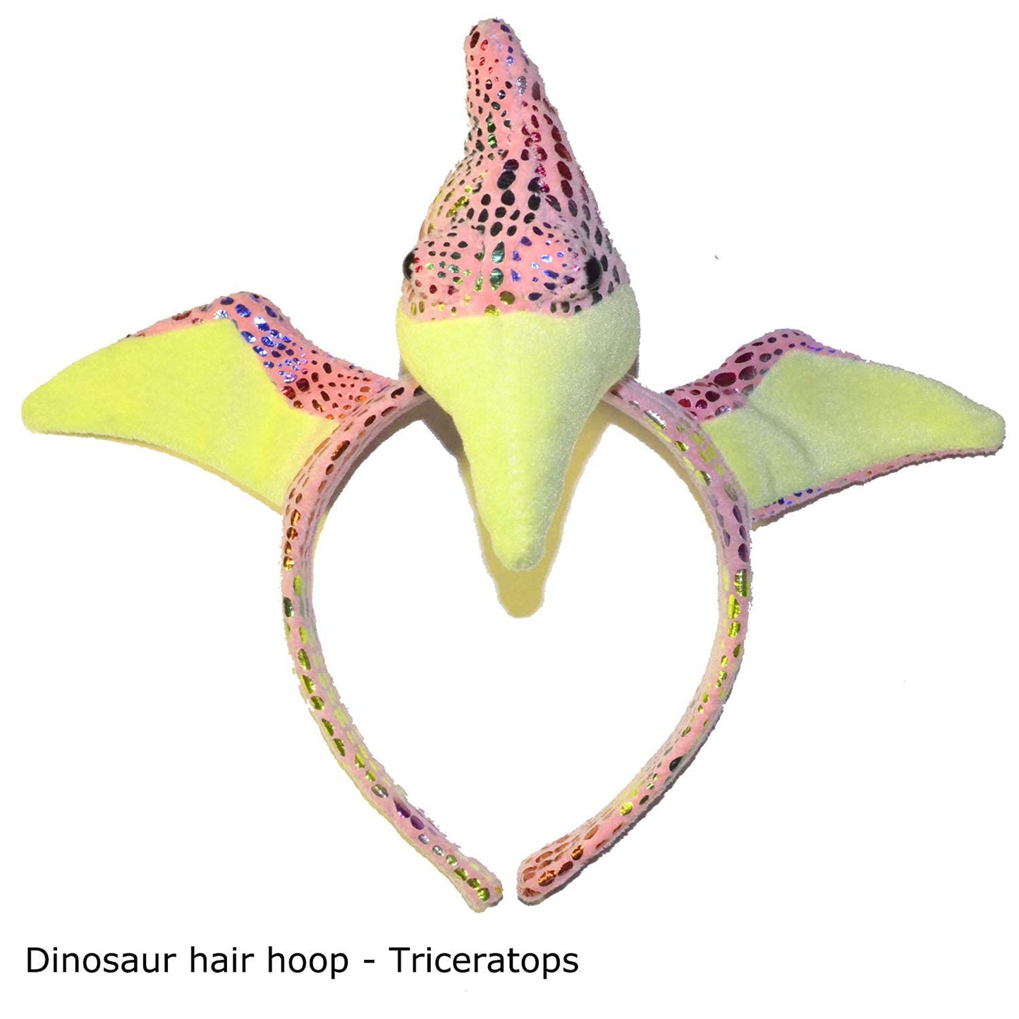 FR.Tooc 3D Cute Dinosaur Hair Hoop Party Headpiece Hair Hoop Hair Band 4PCS