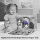 Fisher-Price Replacement Part Little People Dinosaur Village Playset HYH66 - Replacement Purple and Yellow Triceratops Figure