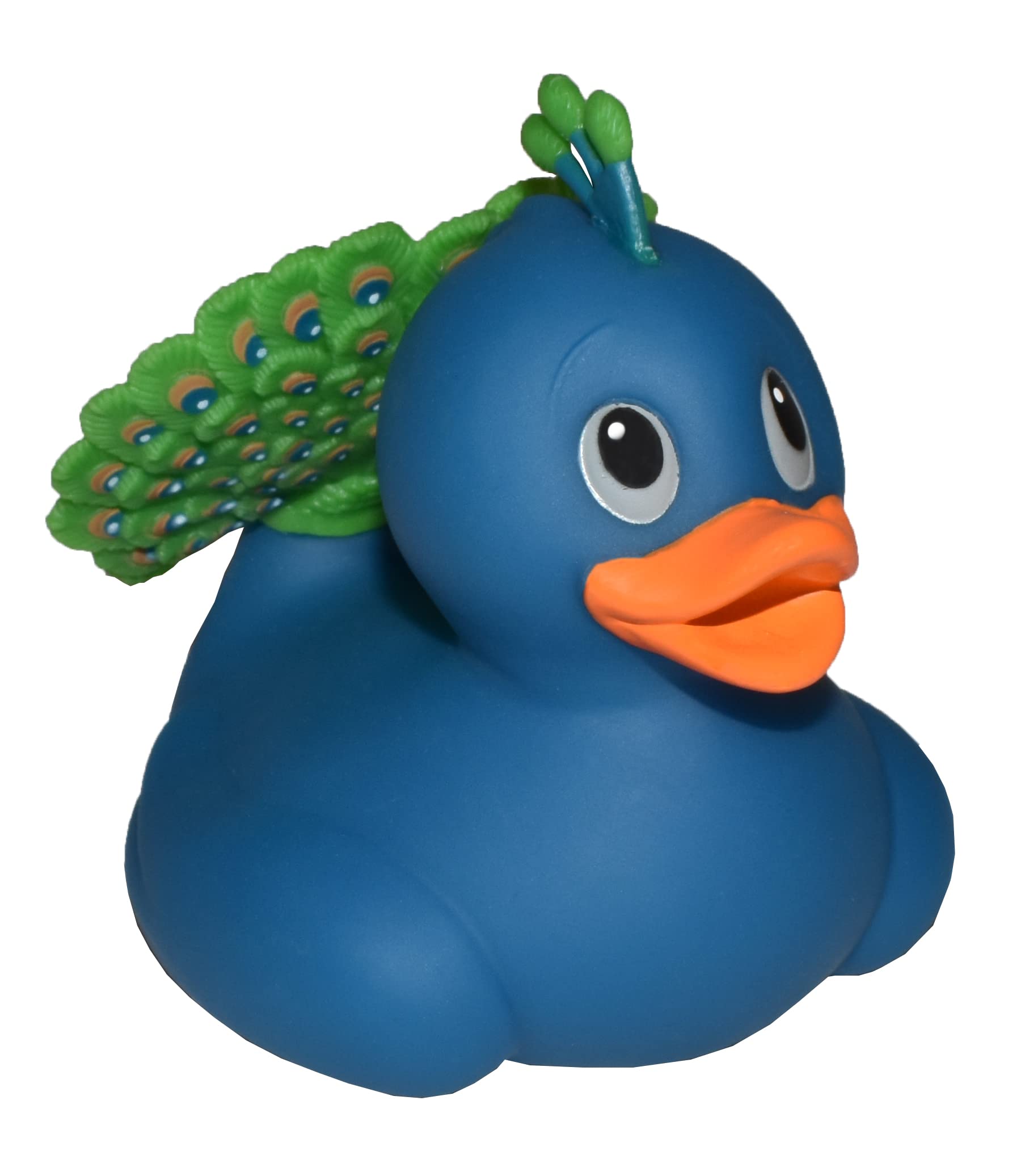 Wild Republic Rubber Duck Peacock - 4"