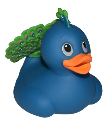 Wild Republic Rubber Duck Peacock - 4"