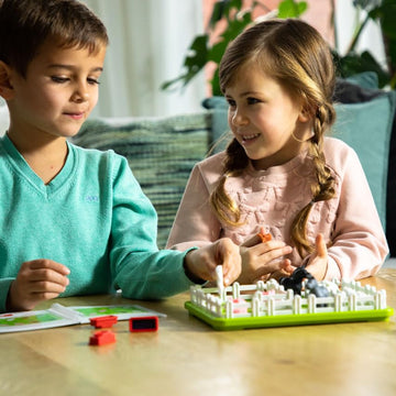 SmartGames Smart Farmer - Barnyard STEM Focused Cognitive Skill-Building Logic Puzzle Game with 60 Challenges for Ages 5+
