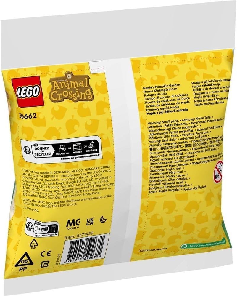 LEGO: Maple's Pumpkin Garden Polybag 30662 Ages 6+