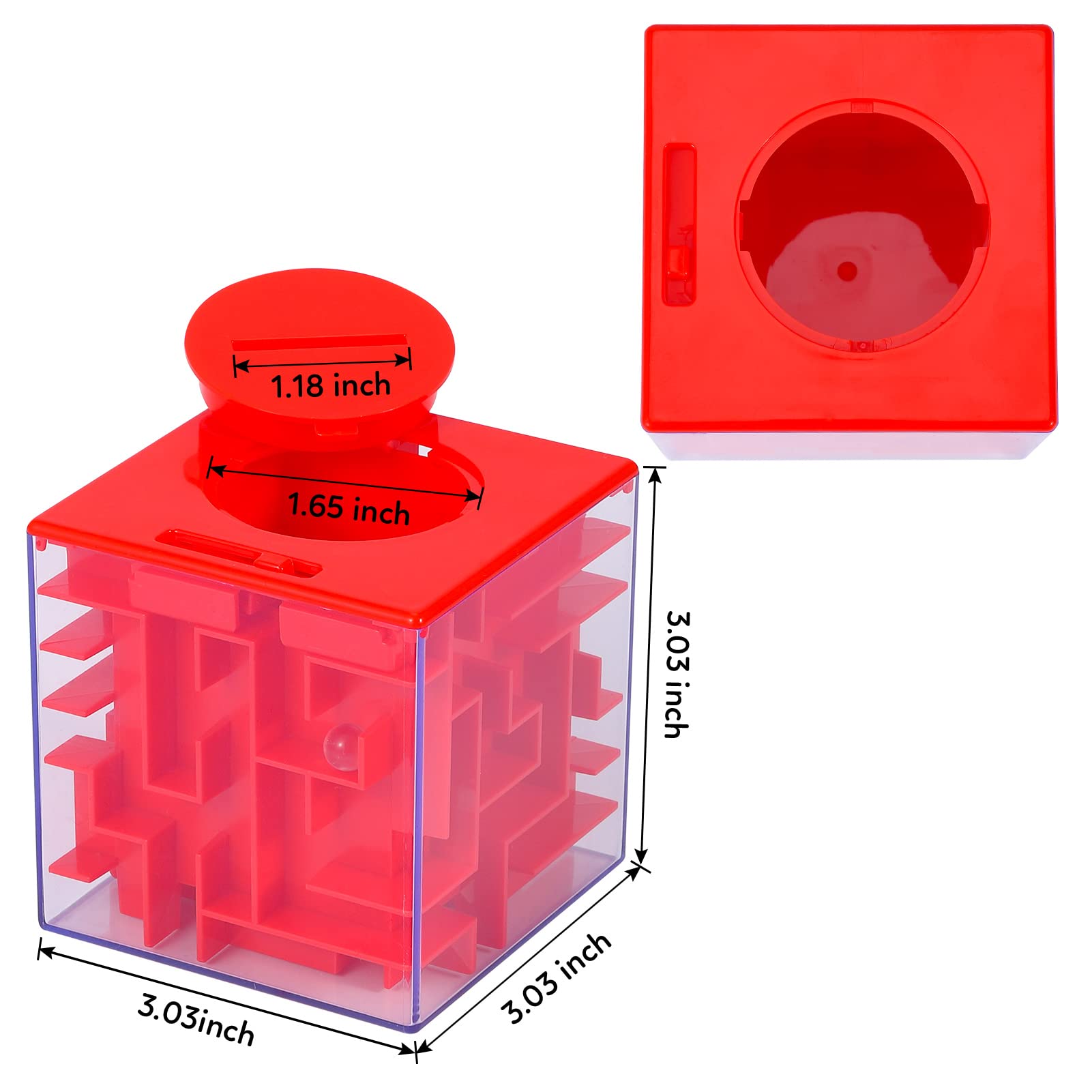8PACK Money Maze Puzzle Box, Twister.CK Unique Money Gift Holder Box, Fun Maze Puzzle Games for Kids and Adult Birthday