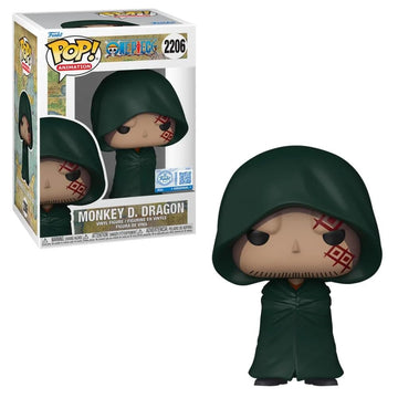POP! Animation: One Piece - Monkey D. Dragon Chrono Toys Pre-Release Sticker with Protector