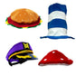 POPCIEL 12 Assorted Funny Hats Crazy Party Hat Photo Booth Props for Adult