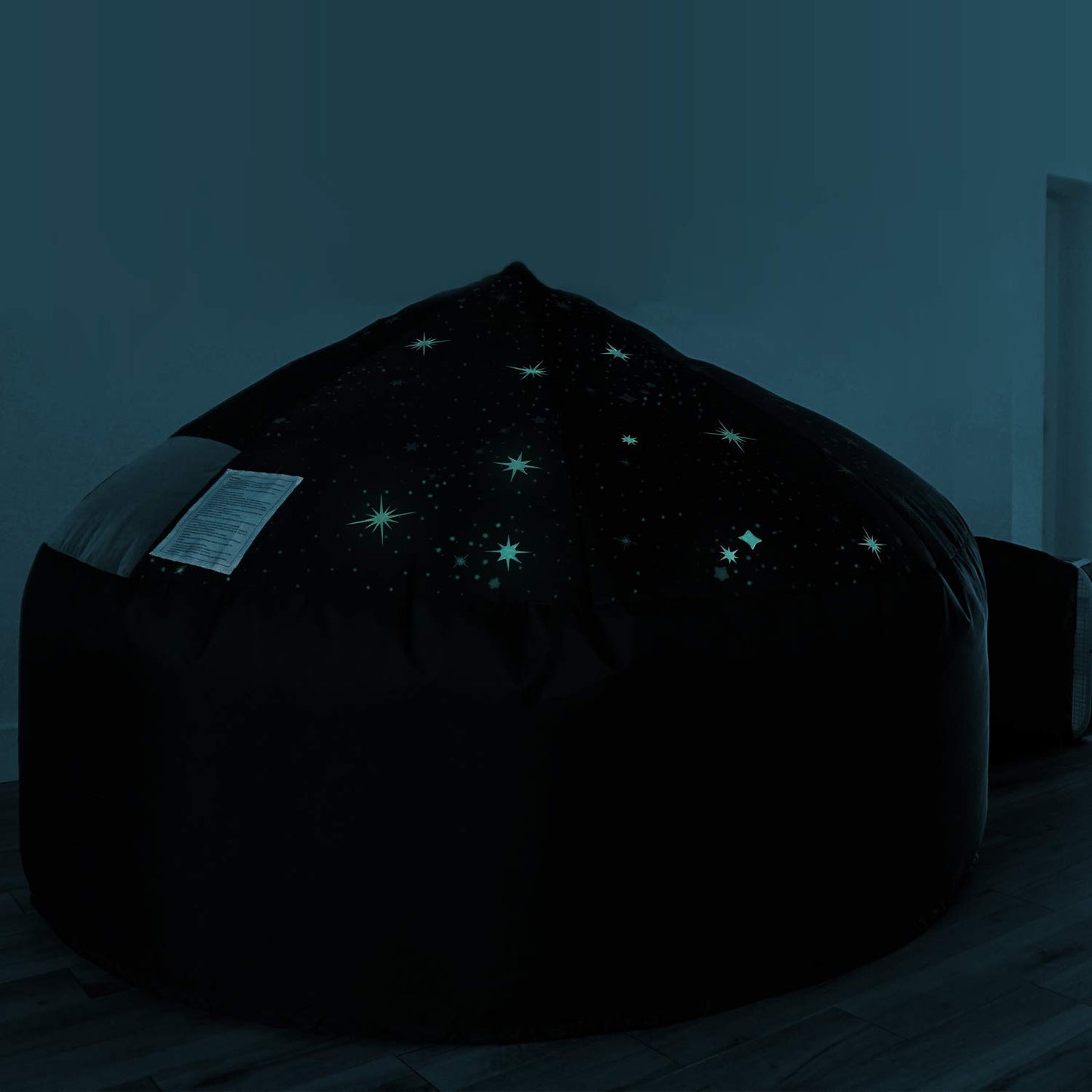AirFort Inflatable Fort for Kids, Builds in 30 Sec, Play Tent Age 3+ (Starry Night)