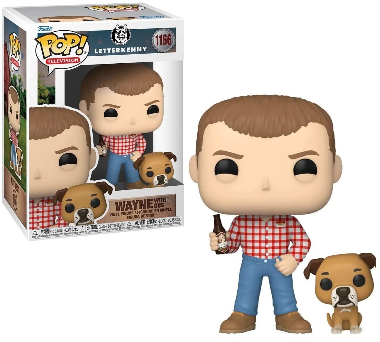 Funko POP&Buddy: Letterkenny- Wayne w/Gus