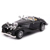 PUXU 1:28 Pullback Diecast Metal Antique Classic Model Cars Toy (Black)