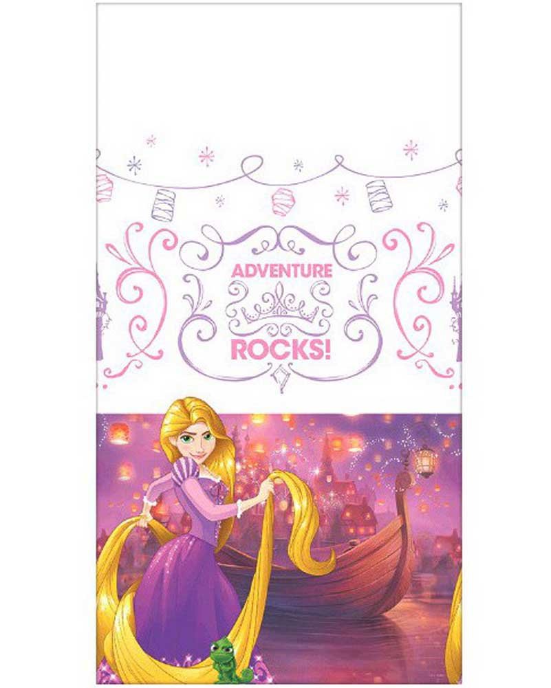 American Greetings Rapunzel 54" x 96" Plastic Table Cover