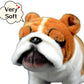 FRANKIEZHOU Lifelike Bulldog Plush-11.8" Bulldog Stuffed Animal,Soft Dog Stuffed Animals for Girls and Boys,Kid's Plush Toy,Hugging Plush