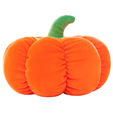 AngelGift Cuddly Big Soft Toys Halloween Pumpkin Stuffed Toy Pillow Cushion Toy Doll, Pumpkin Plushie Toys Best Birthday Gifts for The Children Kids
