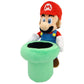 Little Buddy 1349 Super Mario Holding Warp Pipe Plush, 9", Brown/a