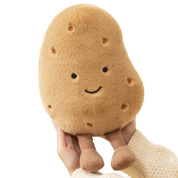 Large Potato Stuffed Animal 10.23'' Kawaii Potato Plush Food Pillow Toy