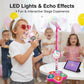 The All-in-One Microphone Toy, 2026 New Karaoke Machine Toy with Light, Kids Microphone with Stand, Echo Effects, for Singing, Confidence-Building