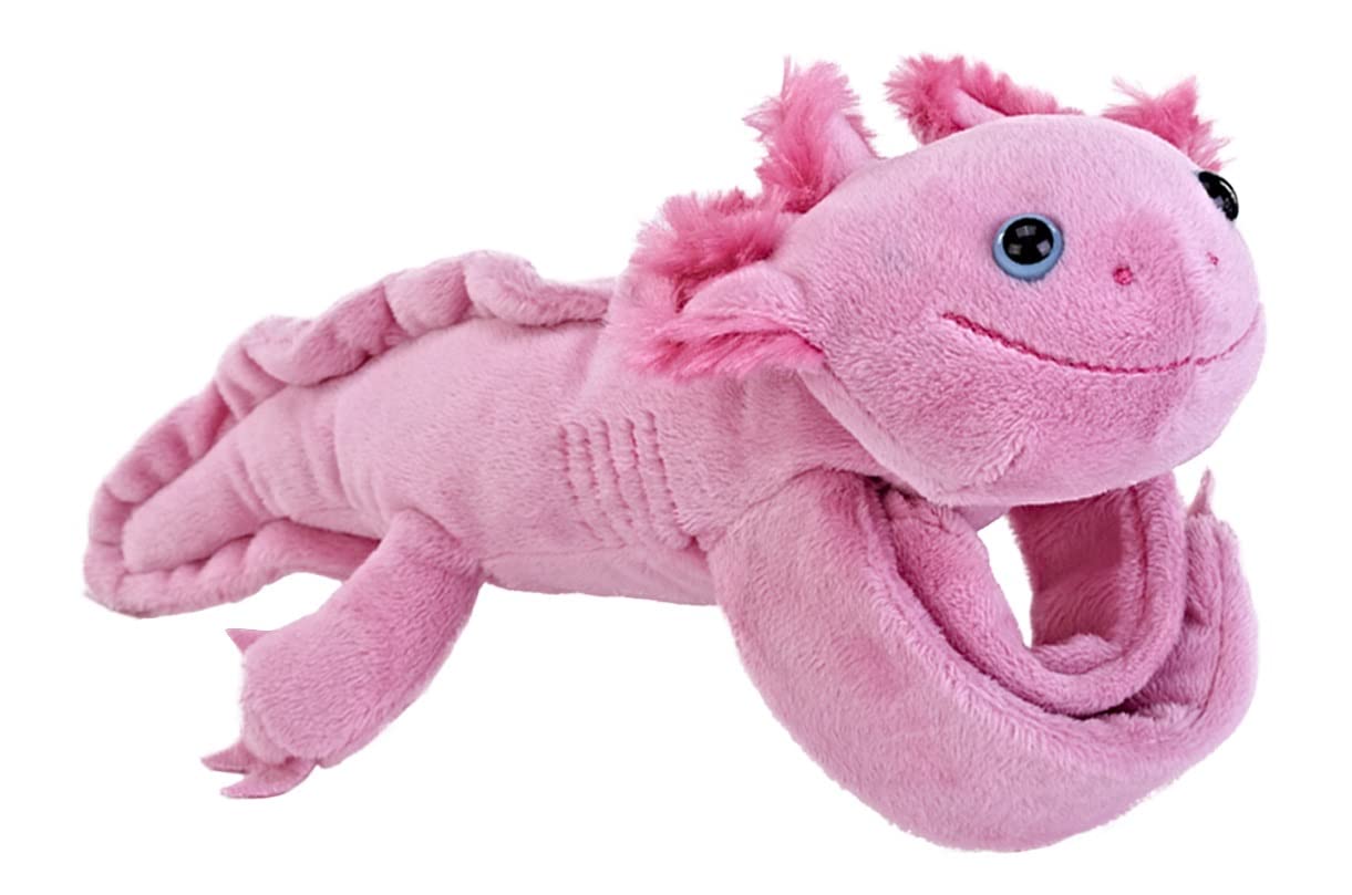 Wild Republic Huggers Axolotl Stuffed Animal - 8"