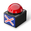 BEAN LIEVE Game Answer Buzzer, Game Buzzer with Lights and Sound Trivia Quiz Got Talent Buzzer, Buzzer Buttons for Game Show, Red Game Buzzer