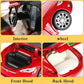 gidoyi Toy Car Model X, Pull Back Car Toys Alloy Vehicles with Lights and Sound 1:32 Scale Model Car (Red)
