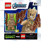 LEGO Superheroes: Groot Minifigure with Extended Arms