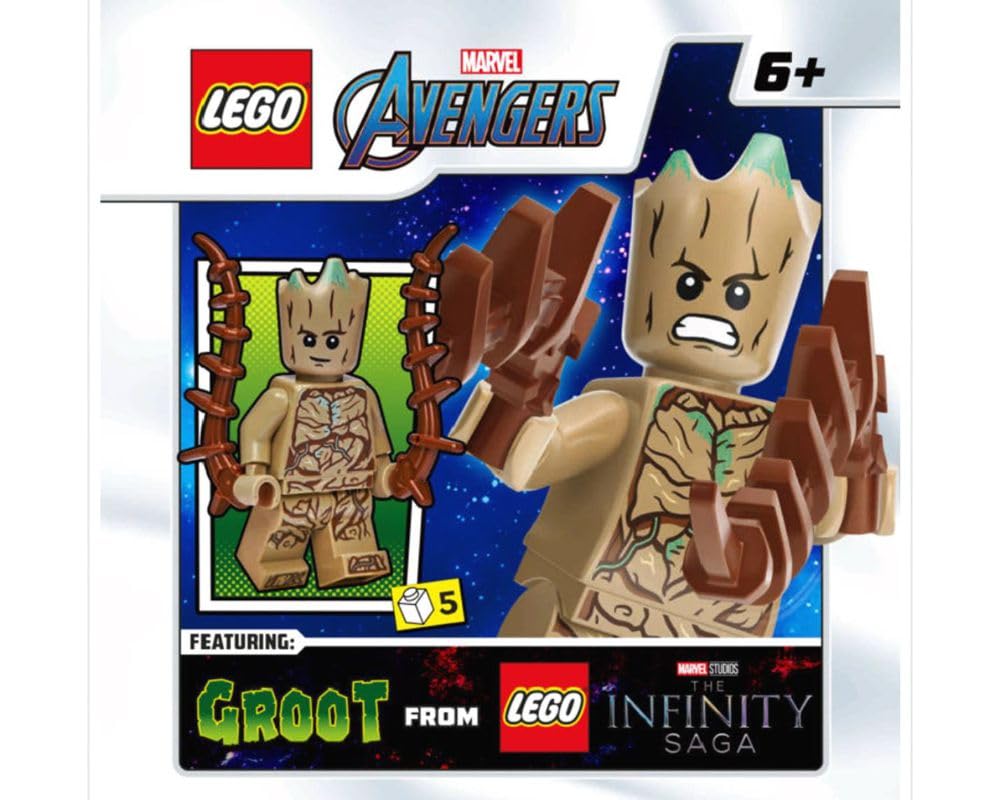 LEGO Superheroes: Groot Minifigure with Extended Arms