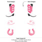 Big Dot of Happiness Rodeo Cowgirl - Pink Western Party Centerpiece Sticks - Table Toppers - Set of 15