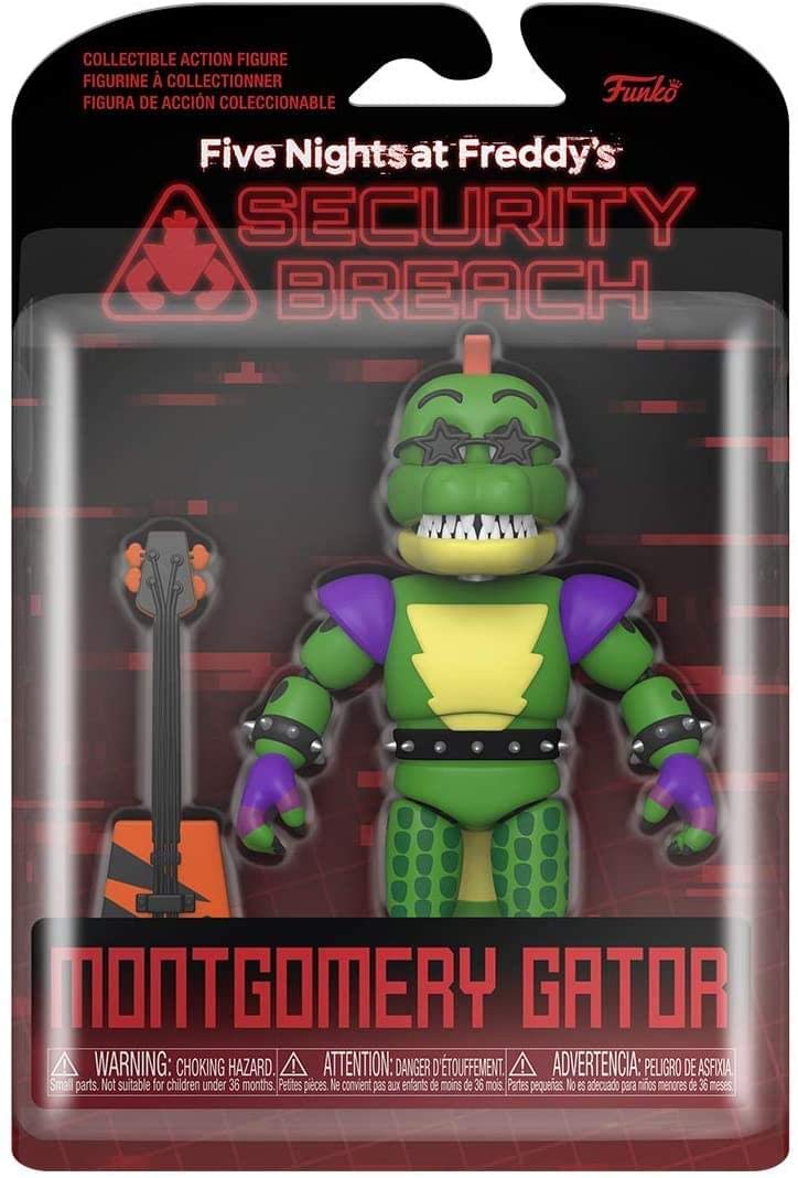 Funko Action Figure: Five Nights at Freddy's (FNAF) - PizzaPlex - Montgomery Gator - FNAF Pizza Simulator - Collectible - Gift Idea - Official