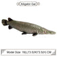 FLORMOON Alligator Gar Figure Realistic Animal Figurines Early Educational Sea Animal Toys Science Project Christmas Birthday Cake Topper for Kids